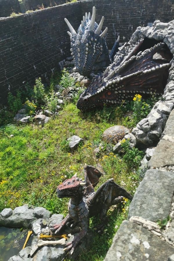 Caerphilly Castle Dragon